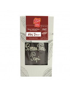 TABLETTE CHOC NR ORIG BONNE FETE PAPI 90G