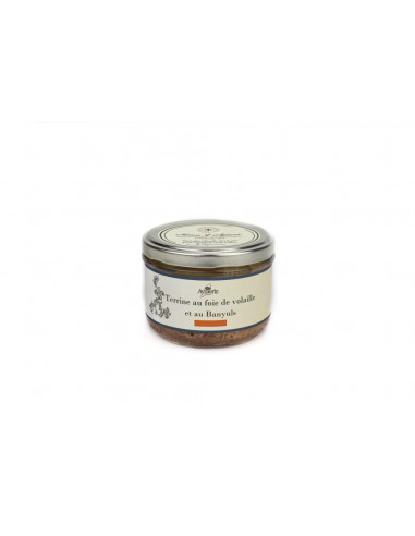 TERRINE FOIE VOLAILLE AU BANYULS 180G