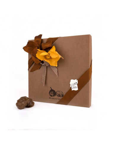 COFFRET BOIS 30 MARRONS