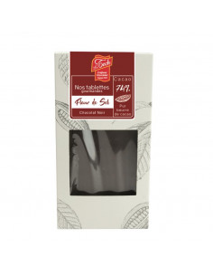 TABLETTE CHOC NOIR ORIG FLEUR DE SEL 90G