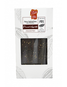 TABLETTE CHOC NOIR ORIG PIMENT ESP. 90G 2