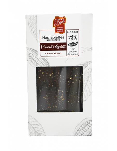 TABLETTE CHOC NOIR ORIG PIMENT ESP. 90G