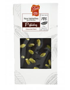 TABLETTE CHOC NOIR ORIG PISTACHE 100G 2