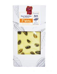 TABLETTE CHOC BLANC PISTACHE 100G 2
