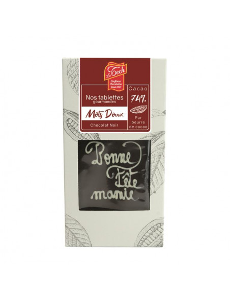 TABLETTE CHOC NR ORIG BONNE FETE MAMIE 90G