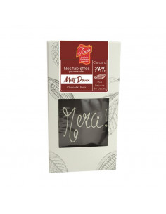 TABLETTE CHOC NOIR ORIG MERCI ! 90G