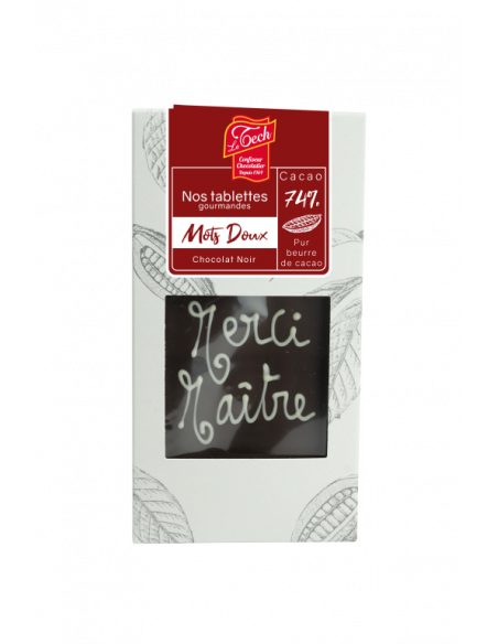 TABLETTE CHOC NR ORIG MERCI MAITRESSE! 90G