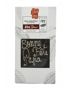 TABLETTE CHOC NR ORIG BONNE FETE PAPA 90G 2
