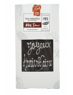 TABLETTE CHOC NR ORIG JOY.ANNIVERSAIRE 90G 2