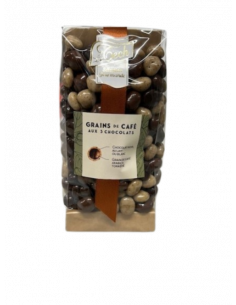 SACHET 200G GRAINS DE CAFE VERITABLE 3 CHOC