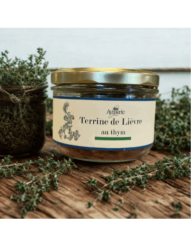 TERRINE DE LIEVRE AU THYM 180G