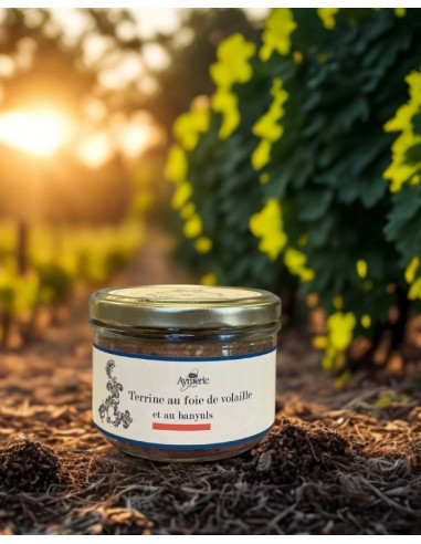 TERRINE FOIE VOLAILLE AU BANYULS 180G