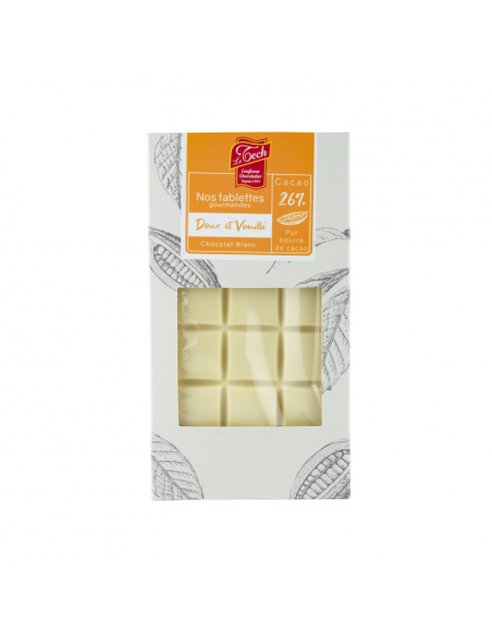 TABLETTE CHOCOLAT BLANC 90G
