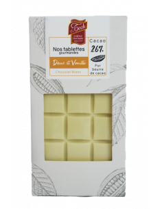 TABLETTE CHOCOLAT BLANC 90G 2